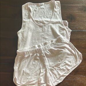 LAKE prima cotton pajamas - light pink